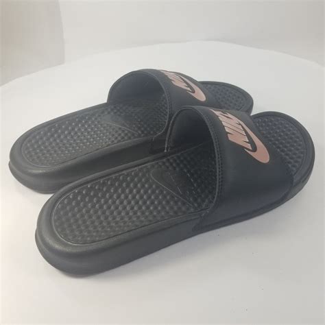 nike sandalen aboutyou schwarz mit rosegold|NIKE Sandalen 39 in Schwarz .